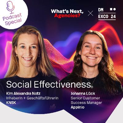 What's next, Agencies? Johanna Lück, Senior Customer Success Manager, Appinio zum Thema Social Effectiveness