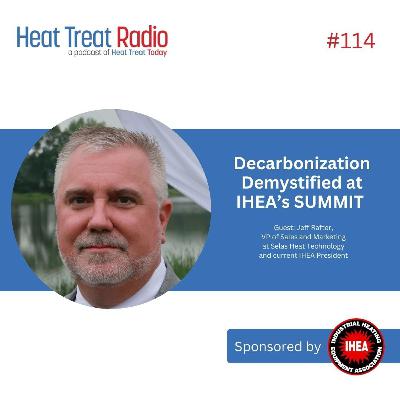 Heat Treat Radio #114: Decarbonization Demystified at IHEA’s SUMMIT