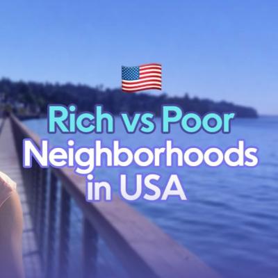 S1, E9: Exploring RICH and POOR neighborhoods in USA! (Seattle, WA)