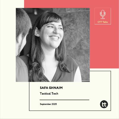 Safa Ghnaim on the Data Detox Kit at Tactical Tech