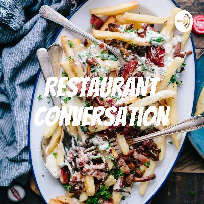A normal situation in a restaurant. A normal situation in a restaurant.