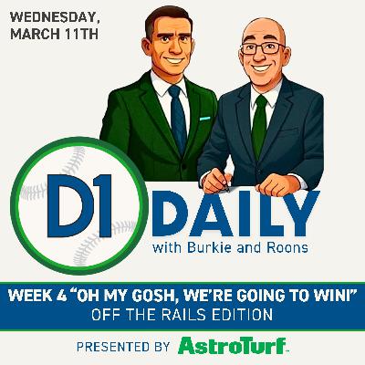 Week 4 "Oh My Gosh, We're Going to Win": Off The Rails Edition [D1 Daily]