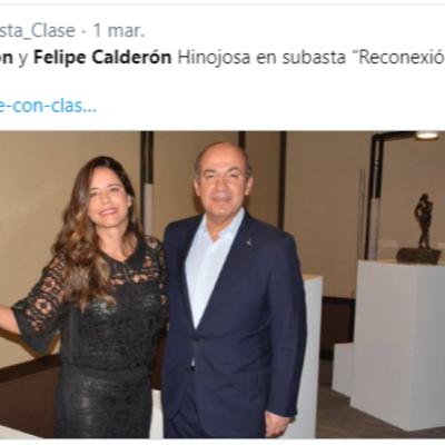Calderón se llevó a Washington a columnistas, políticos y hasta una actriz