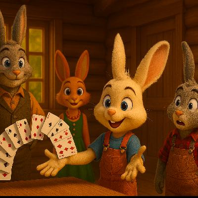 Petit Lapin fait un spectacle de magie