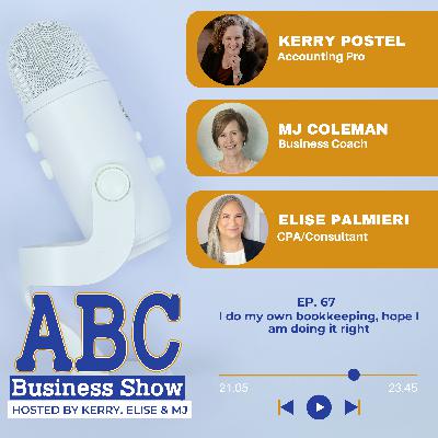 I do my own bookkeeping, hope I am doing it right!