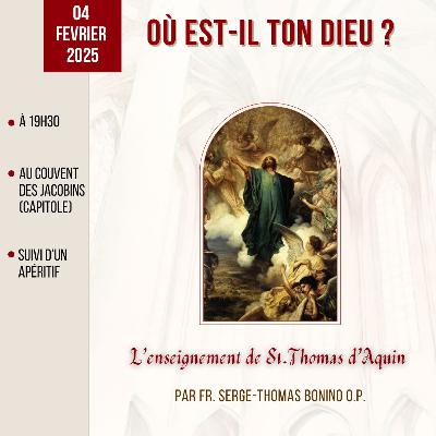 Où est il ton Dieu | Serge-Thomas Bonino OP