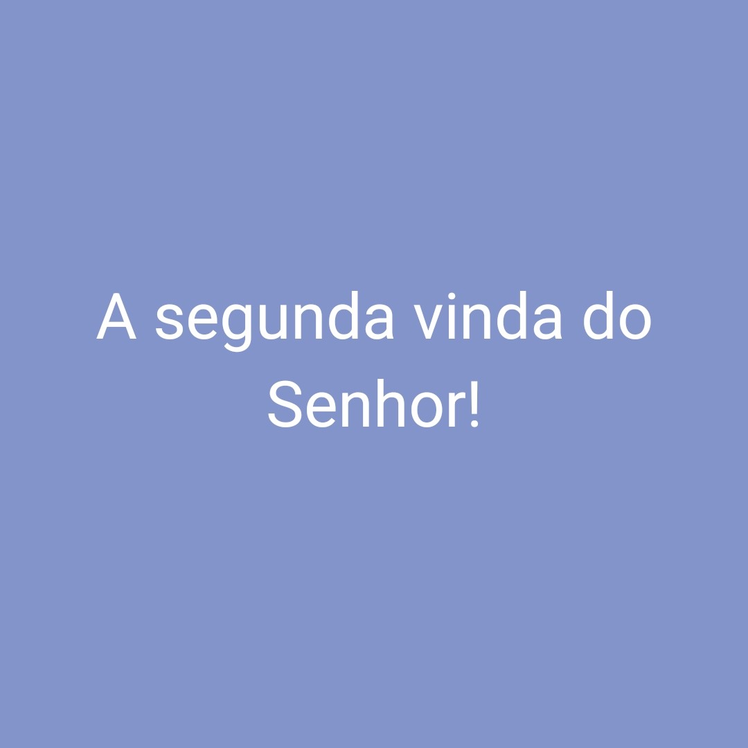A segunda vinda do Senhor episode artwork