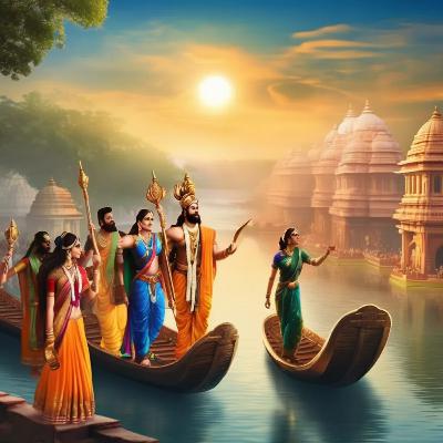 Vlog 25 - Bharat reaches Shri Ram's cottage व्लॉग 25 - भरत श्री राम की कुटिया पर पहुंचता1 है