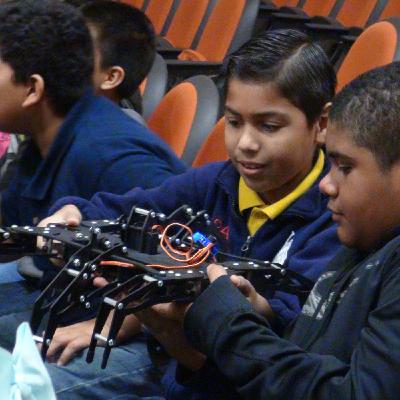 Elementary students get their first lesson in robotics