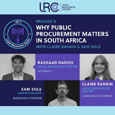 Why Public Procurement Matters in South Africa Why Public Procurement Matters in South Africa
