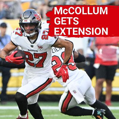 BIG EXTENSION For Zyon McCollum | Vita GOOD TO GO | Buccaneers at Falcons Preview