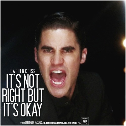 It's Not Right But It's Okay - Glee