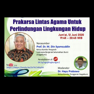 Din Syamsuddin: Prakarsa lintas agama untuk perlindungan lingkungam hidup