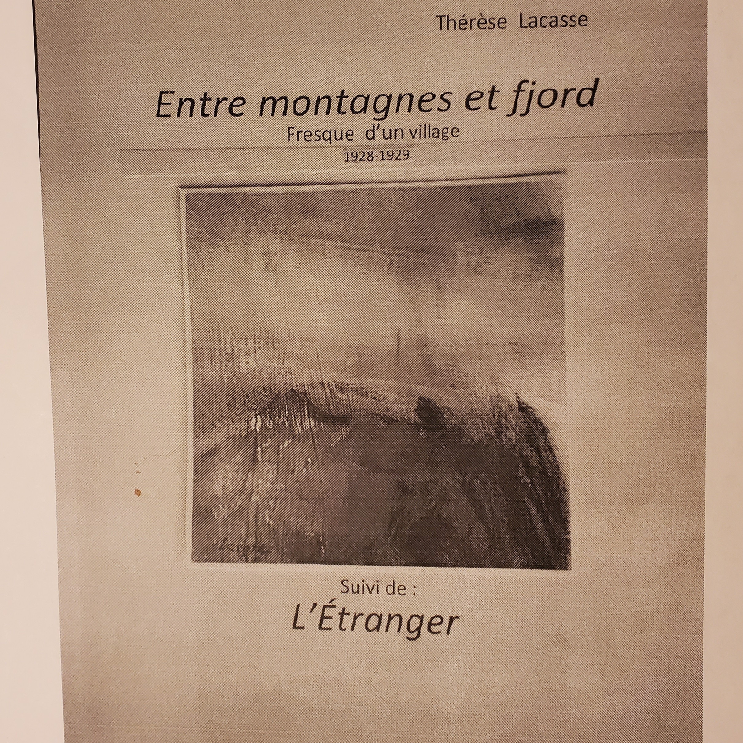 Entre Montagnes et Fjord de Thérèse Lacasse
