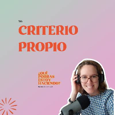 Criterio propio