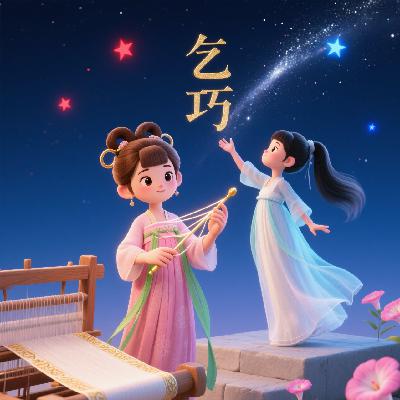 乞巧【唐 林杰】家家乞巧望秋月,牵尽红丝几万条 乞巧【唐 林杰】家家乞巧望秋月,牵尽红丝几万条