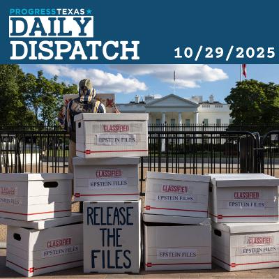 Daily Dispatch 10/29/25: Looming SNAP Loss Tied To GOP Concealment Of Epstein Files, And More