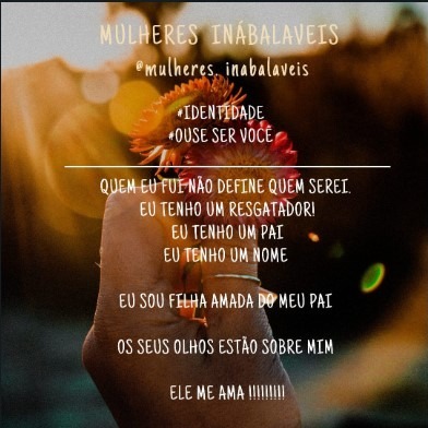 Mulheres Inabaláveis- Identidade