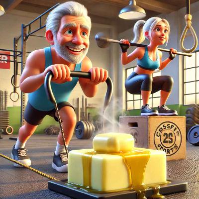 Smör i en het panna