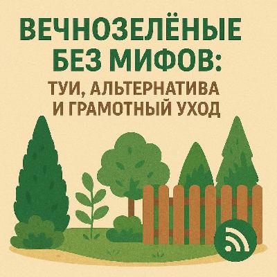 Вечнозелёные без мифов: туи, альтернатива и грамотный уход