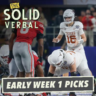 EARLY LOOKAHEAD: Texas-Ohio State & LSU-Clemson Predictions + Power Ranking Week 1 Weekday Games