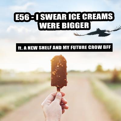 E56 - Ice Creams Were DEFINITELY Bigger (Also, Meet My Shelf and Future Crow BFF) E56 - Ice Creams Were DEFINITELY Bigger (Also, Meet My Shelf and Future Crow BFF)