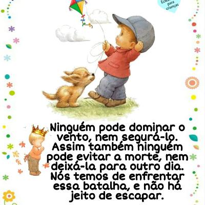Eclesiastes para Crianças # Capítulo 08