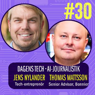 👩🏾‍💻AI-JOURNALISTIKEN & FRAMTIDEN 🔮 - Pod-debatt mellan tech-entreprenören och  publicisten om hur Teknik ❤️ Journalistik