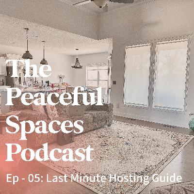 Last Minute Hosting Guide Last Minute Hosting Guide