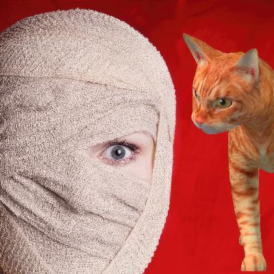 Comedy Cat podcast. Life with Bucky. World-renown anthropologist William Mummy and Kitty Karloff. Comedy Cat podcast. Life with Bucky. World-renown anthropologist William Mummy and Kitty Karloff.