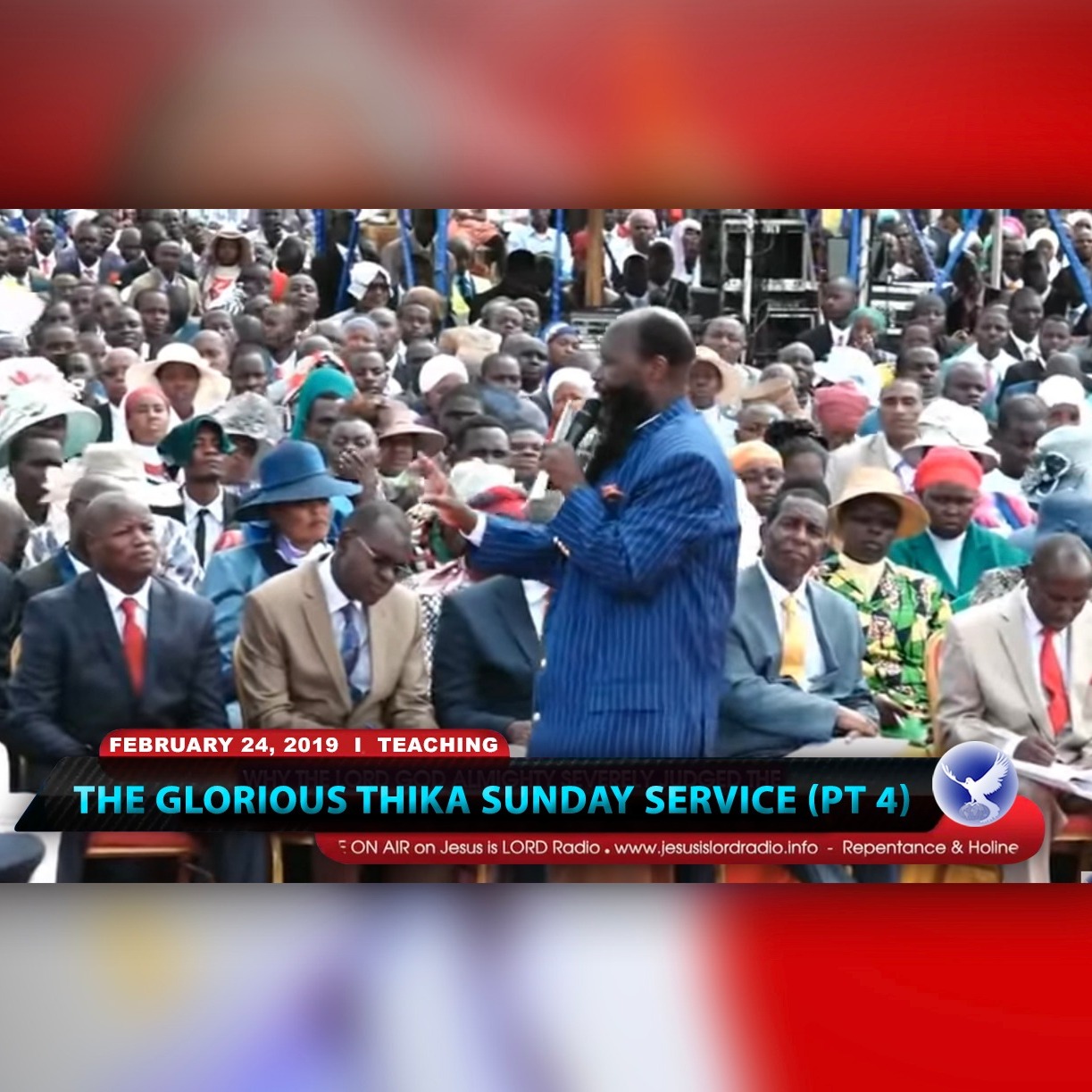 EPISODE 332 - 24FEB2019 - THE GLORIOUS THIKA SUNDAY SERVICE PART 4 - PROPHET DR. OWUOR episode artwork