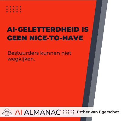 Datasoevereiniteit, AI ethiek en toezicht in het AI tijdperk met Esther van Egerschot