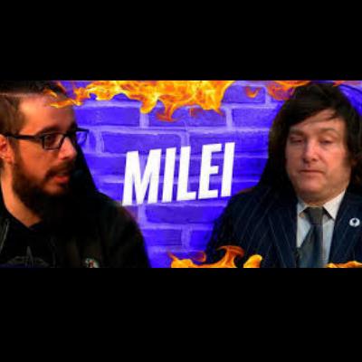 Milei y duende en una entrevista epica de economia y mucho mas...