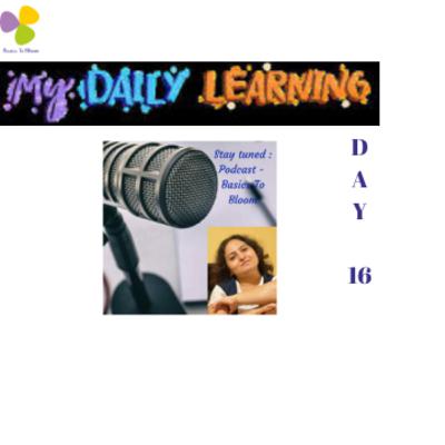 Daily Learnings Day 16