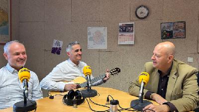 Lamines actúa en directo en los estudios de SER Calatayud Lamines actúa en directo en los estudios de SER Calatayud