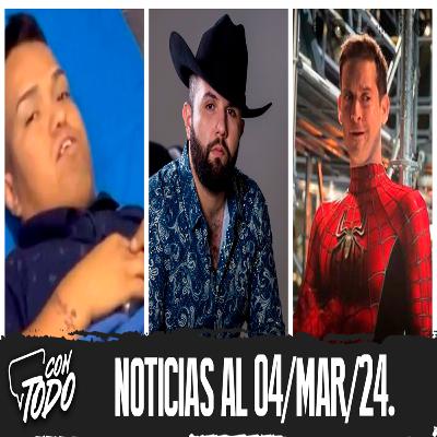 HOSPITALIZAN AL MEDIO METRO, CANCELAN A CARÍN LEÓN, SPIDERMAN 4 QUIZÁ SEA UNA REALIDAD (LAS NOTICIAS AL 04/MAR/24.)