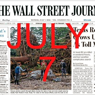 the Wall Street Journal July 7 Review: US Stock Euphoria Hides Crisis! Social Security Bankrupt by 2032, AI Revolution Disrupts Everything
