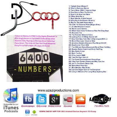 6400Numbers mixed by DJ Scoop