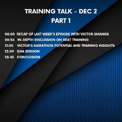 Training Talk: Q&A Training Talk: Q&A
