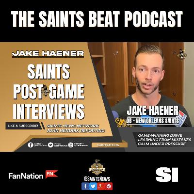 Jake Haener Post-Game Interview | Week 1, 2023 Preseason | The Saints Beat Podcast