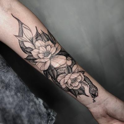 39 Ideias Incríveis de Tatuagens de Cobras e Serpentes por Artistas Talentosos!