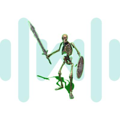 Skeleton Banging Shield SoundBoard - SoundBoardW.com Skeleton Banging Shield SoundBoard - SoundBoardW.com