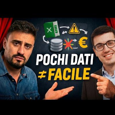 Hai pochi dati… e già le analisi si rompono: ecco perché Hai pochi dati… e già le analisi si rompono: ecco perché