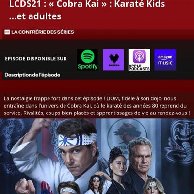 LCDS21 : « Cobra Kai » : Karaté Kids et adultes