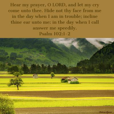 May 1 - Hear My Prayer, O LORD