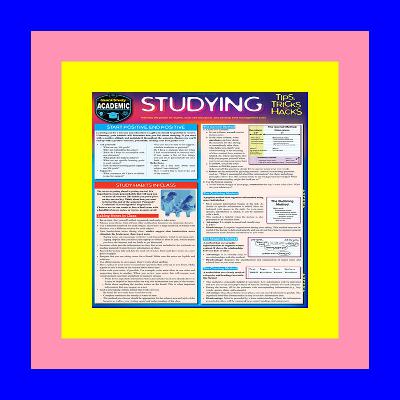 PDF [#ebook@#*] Studying Tips, Tricks & Hacks: Quickstudy Laminated Reference Guide to Grade Boosting Techniques (Quickstudy Academic) EBOOK..!! [R.E.A.D]