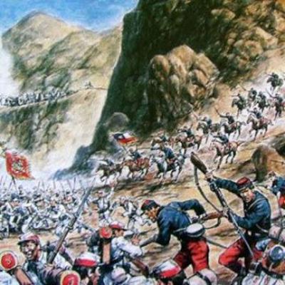E3: captura del Huascar, los cañones perdidos del Huascar; uniforme de guerra
