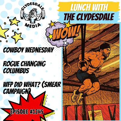 Lunch with the Clydesdale - Cowboy Wednesday