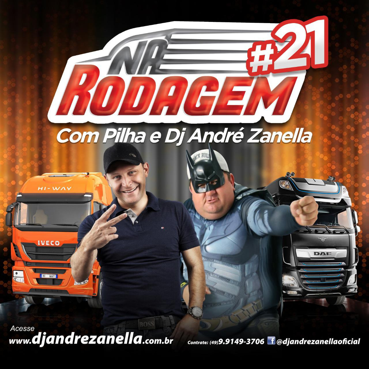 NA RODAGEM VOLUME 21 - PILHA E DJ ANDRÉ ZANELLA episode artwork