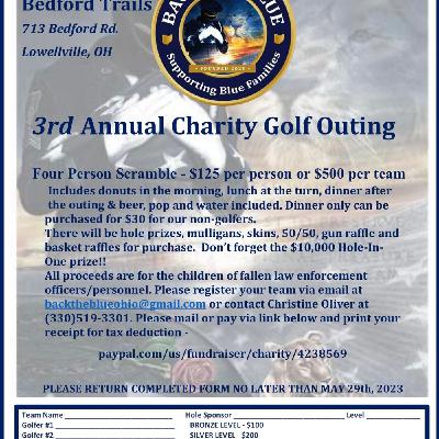 Back The Blue  - Christine Oliver